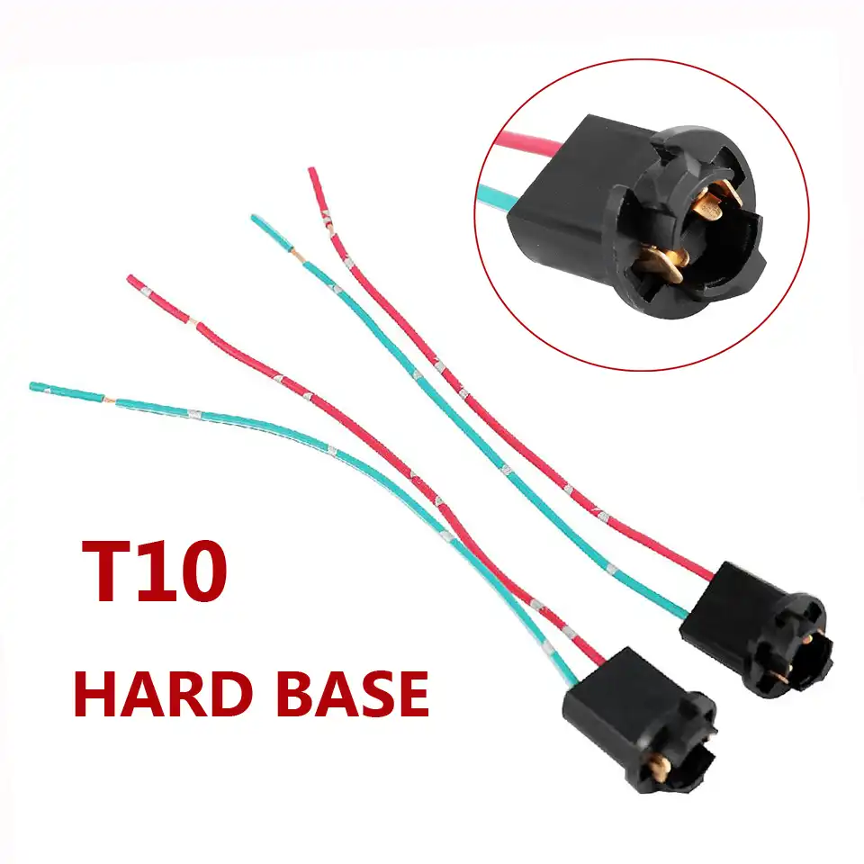 Oslamp For T10 7440 7443 1156 1157 Socket Adapter Wire Led Replacement Signal Bulb Converter Holder With Wiring 2pcs Pack T20 Car Light Accessories Aliexpress