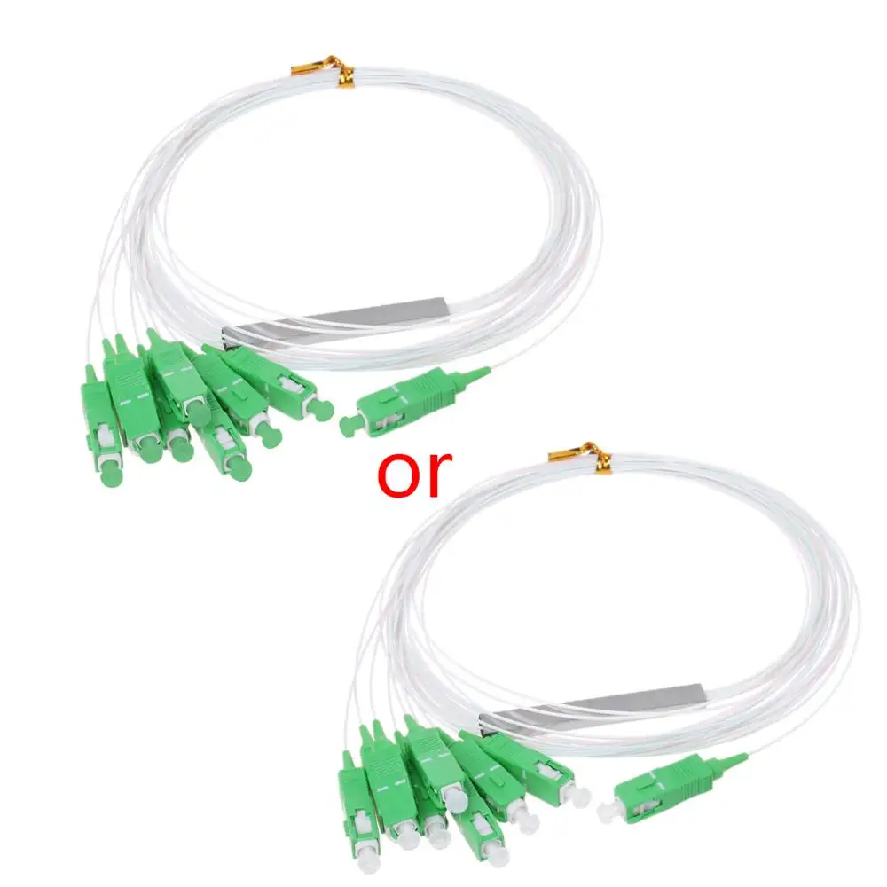 

SC/APC 0.9mm 1x8 Differential Mini Blockless Connector Optic Fiber PLC Splitter