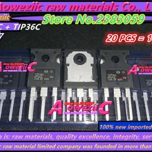Aoweziic+ новые импортные оригинальные TIP35C TIP36C TIP35 TIP36 TO-247 Высокая мощность трубки к транзистору усилитель трубки