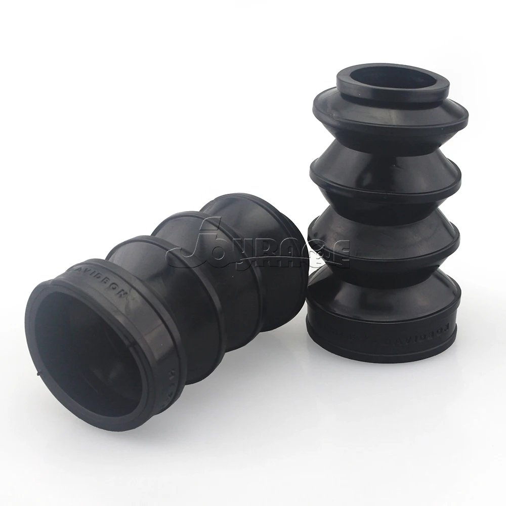 39mm Rubber Front Fork Boots Shock Gaiters For Harley Davidson Iron 883 XL883in Covers