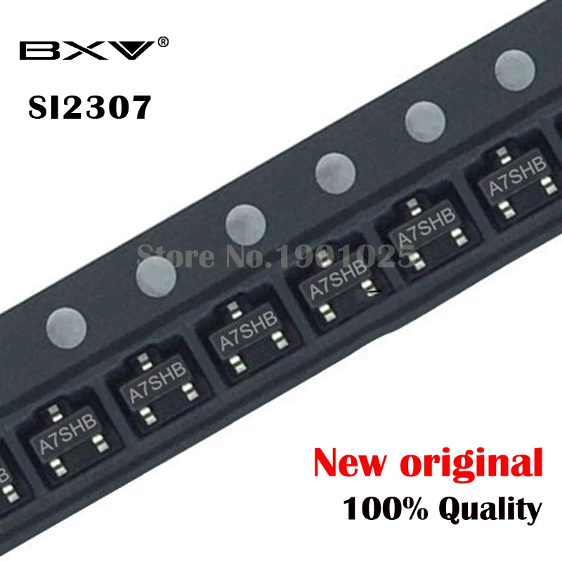 100 шт. SI2307 SOT-23 2307 Mark A7SHB SOT SMD новые и оригинальные | Электронные компоненты