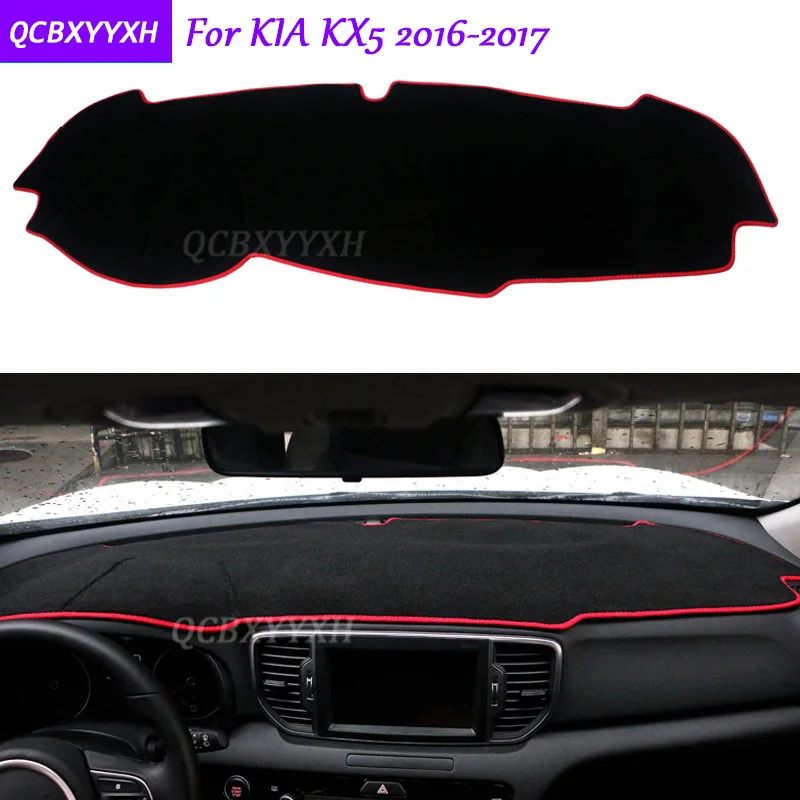 

For KIA Sportage KX5 2016-2017 Dashboard Mat Protective Interior Photophobism Pad Shade Cushion Car Styling Auto Accessories