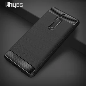 Image 1 - Whyes Case For Nokia 5 2 3 6 Carbon Fiber Soft TPU Heavy ShockProof Cover Full Protector Fitted Case For Nokia 6 Nokia 3 Conque