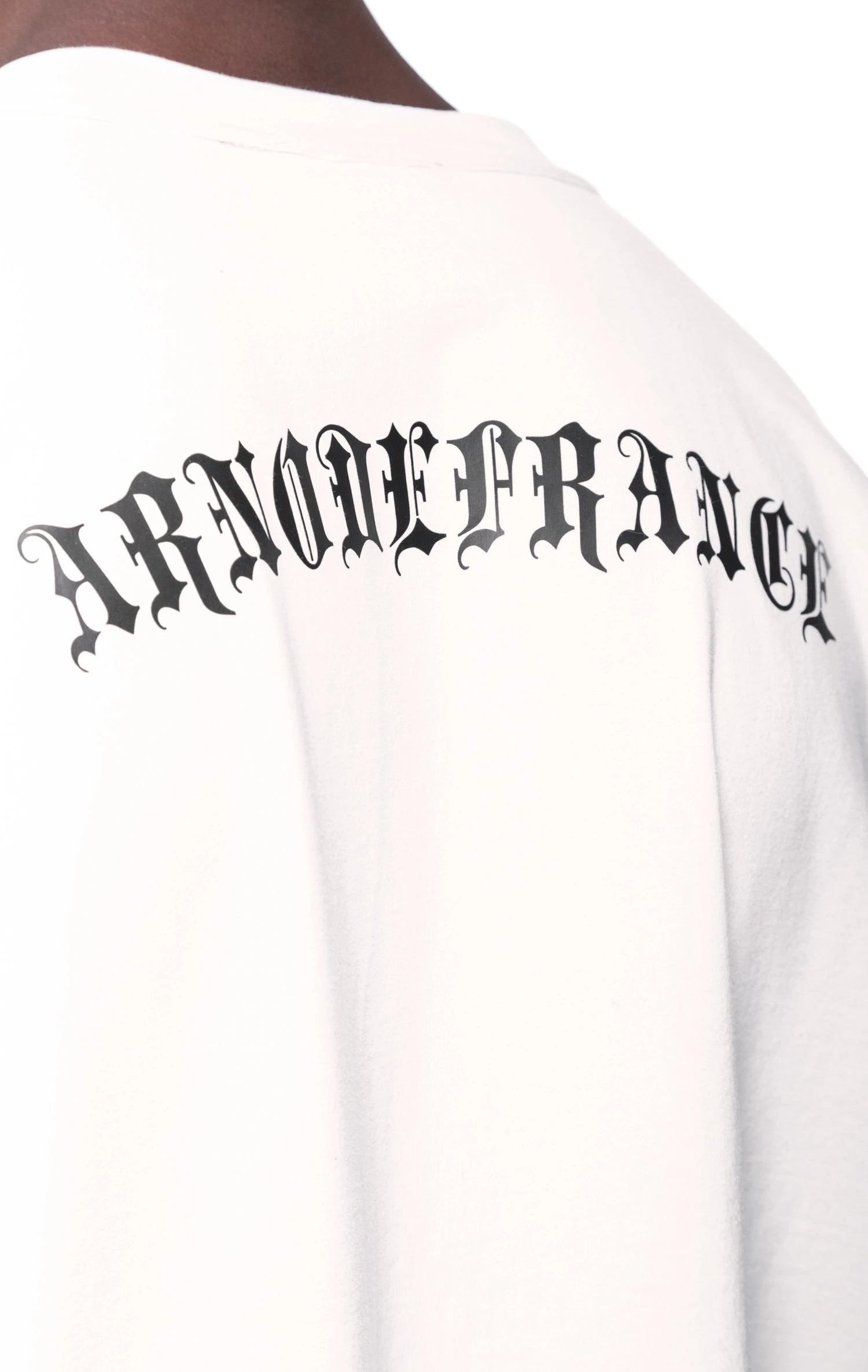 19SS ARNODEFRANCE, футболка, 1:1, Топ Версия, с буквенным принтом, Harajuku, хлопок, негабаритный Топ, футболки для мужчин и женщин, Канье, хип-хоп, туман, футболка