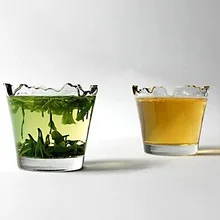 2 шт. нерегулярные ободком прозрачный Стекло Чай чашки вина утро Чай Кофе молока сок кружки 175 мл SH365