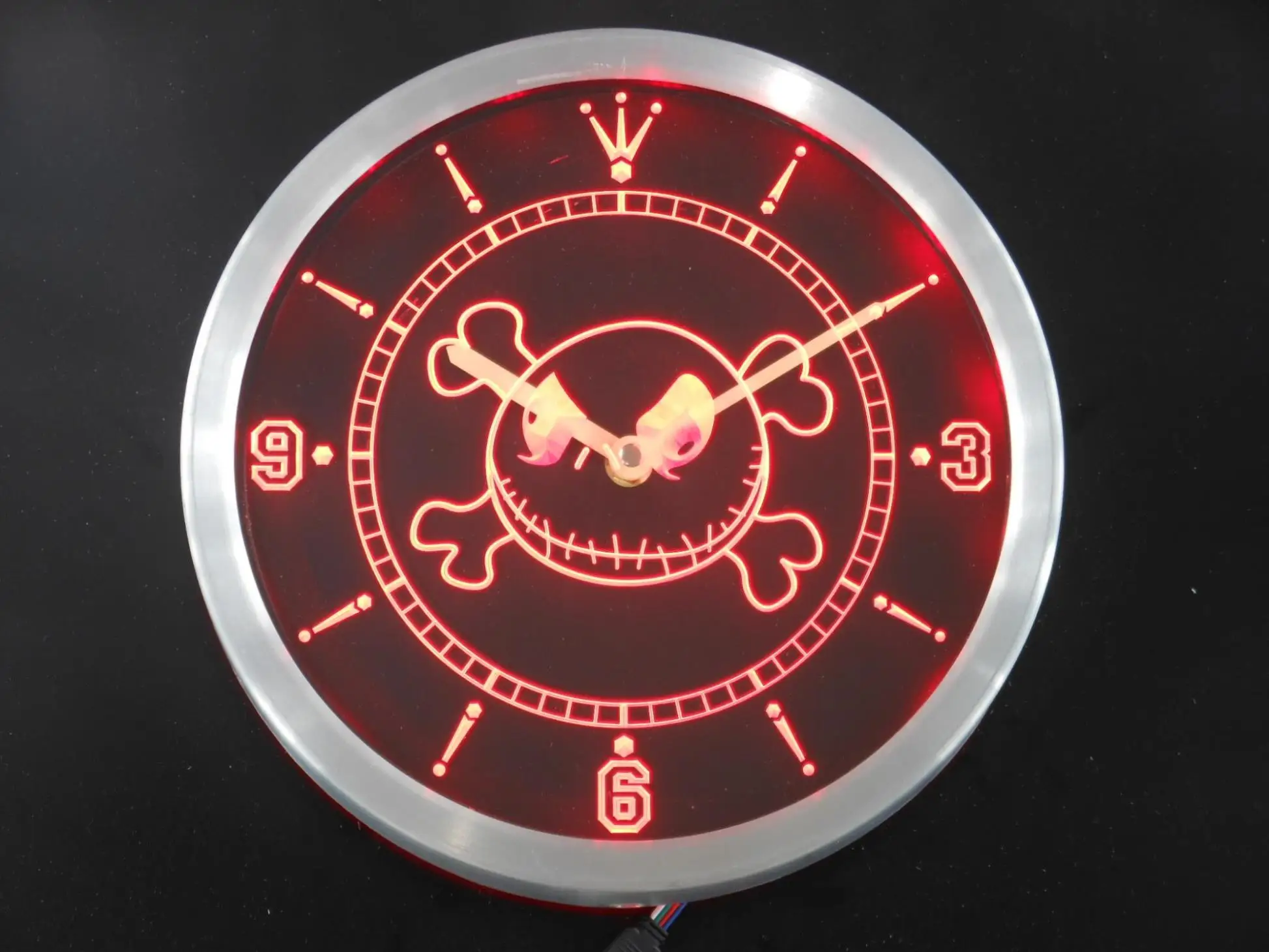  nc0215 Nightmare Before Christmas Jack Neon Light Signs LED Wall Clock - 32842921583