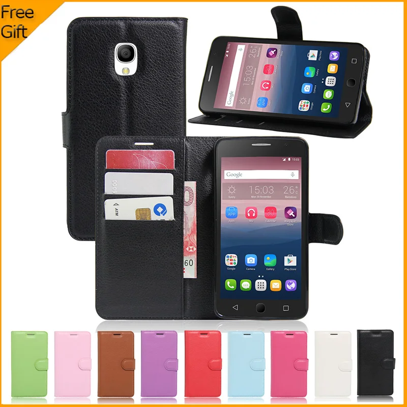 Роскошный чехол из искусственной кожи для Alcatel One Touch Pop 3 5 5025D 5025 защитный накладка