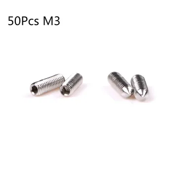 

50Pcs M3 Button Head Hex Socket Screw Bolt Nut Stainless Steel SS304 M3 Screws Nuts Assortment Kit Fastener Hardware