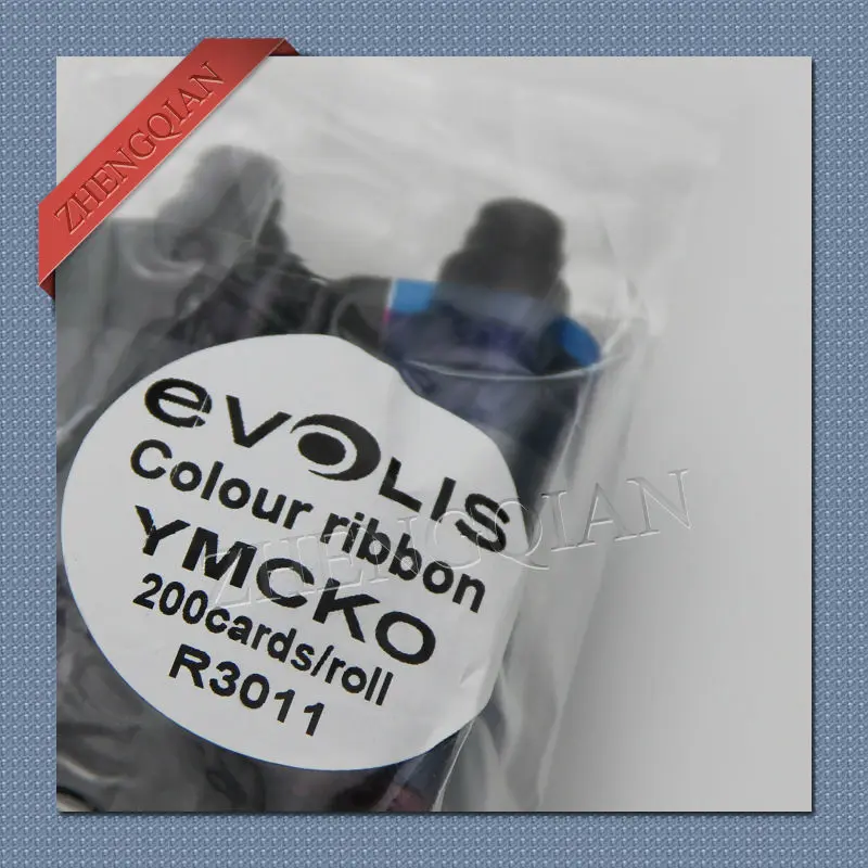 

compatible feature Evolis R3011 YMCKO color ribbon for Evolis plastic id card printer