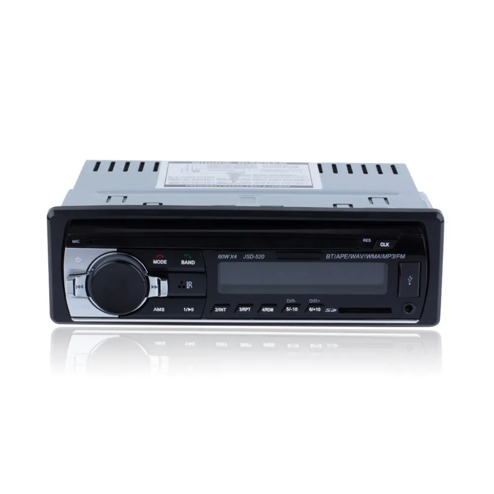 New Car Radio Stereo Player Bluetooth AUX-IN MP3 FM/USB/1 Din/remote Control For Iphone 12V Car Audio Auto Support Smartphone