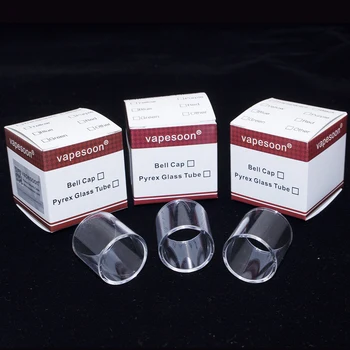 

20pcs/lot Original VapeSoon Glass Tube For Mini Merlin RTA Atomizer 24MM Clear Glass Tube