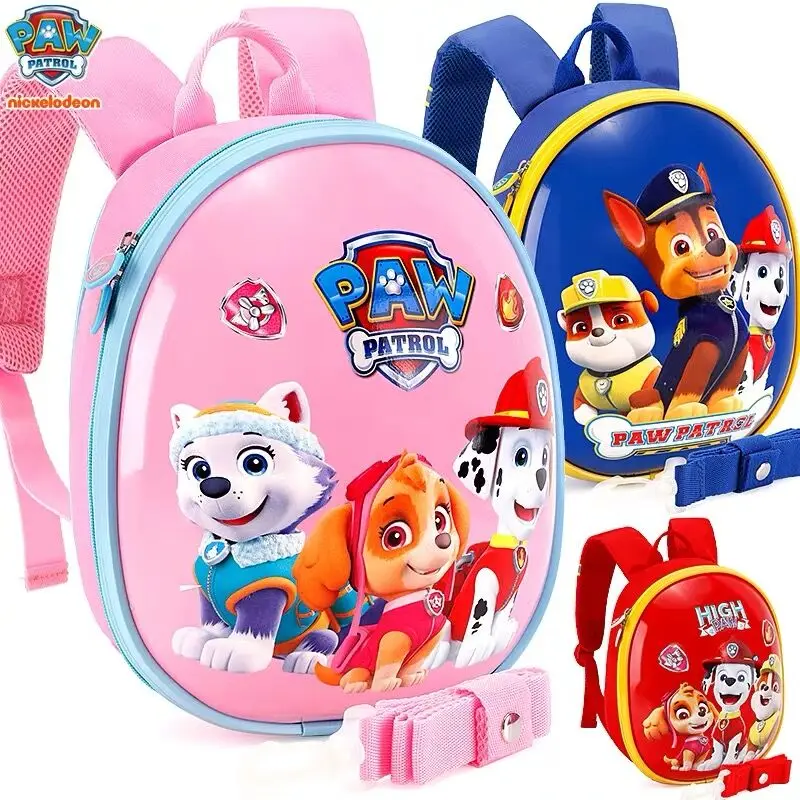 

1 pc Paw patrol backpack for Kids waterproof Skye Marshall Chase Rubble school knapsack figures children plush bag kindergarten
