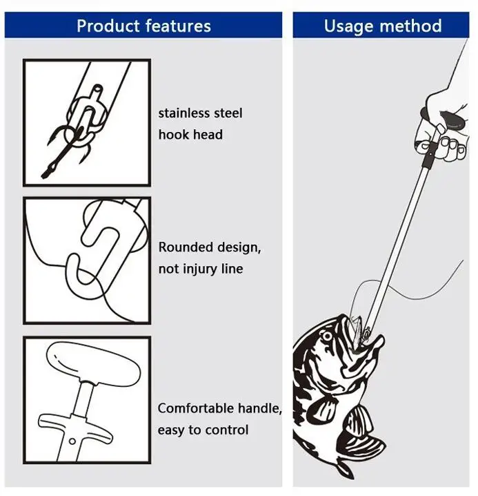 Новинка, легко удаляющий рыболовный крючок, приспособление для минимизации травм, приспособление для удаления насекомых, портативный вытягивающий крючок