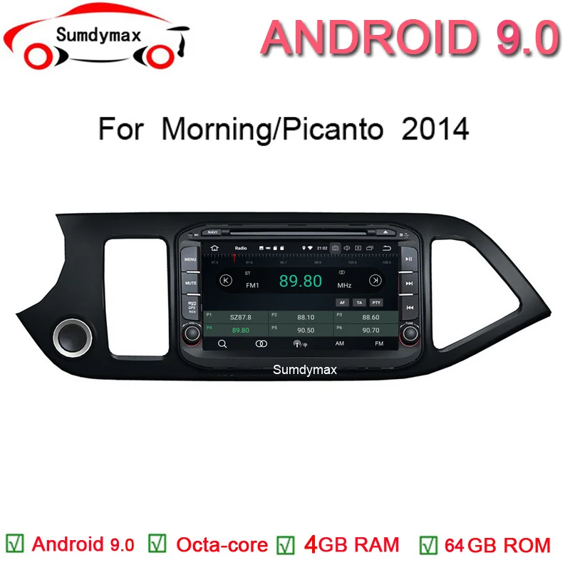 Flash Deal 8inch Android 9.0 car dvd player for Kia Morning Picanto 2014 with octa core 4G 64G 1024*600 touch screen built in wifi 0 Flash Deal 8inch Android 9.0 car dvd player for Kia Morning Picanto 2014 with octa core 4G 64G 1024*600 touch screen built in wifi 0