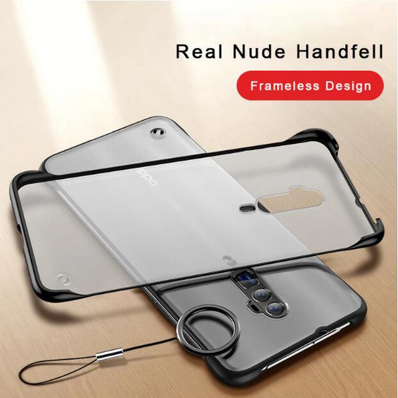 

Oppo Reno 10x Zoom Case Oppo Reno Frameless Matte Cover Oppo R17 Pro R17Pro Transparent Clear Back Phone Case Shockproof Funda