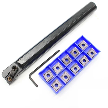 

1PCS S20R MCLNR12 + 10PCS CNMG120408 LM HP1025 CNC Tool Carbide Insert Tool Holder Lathe Turning Blade