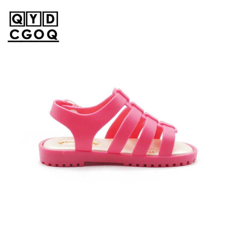 Классические римские сандалии для девочек Mini Melissa новинка 2019 Желейная обувь