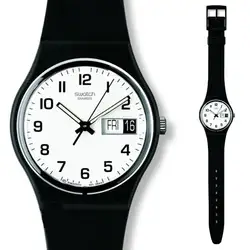 Swatch часы цвет пароль пара мужчин и женщин кварцевые часы GB743