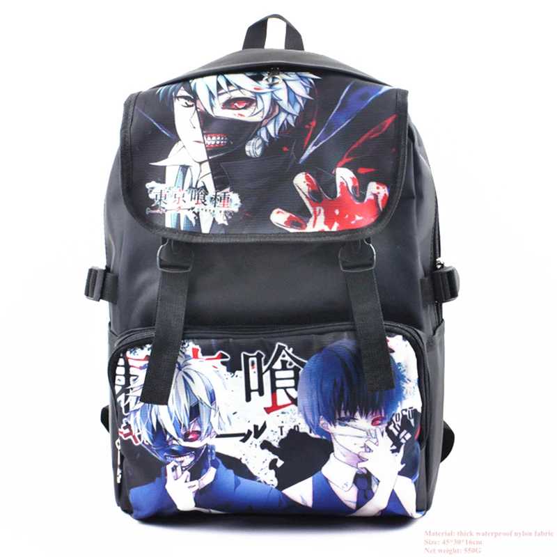 2017 New Tokyo Ghoul Nylon Bag Children Backpacks Kids Japanese Anime