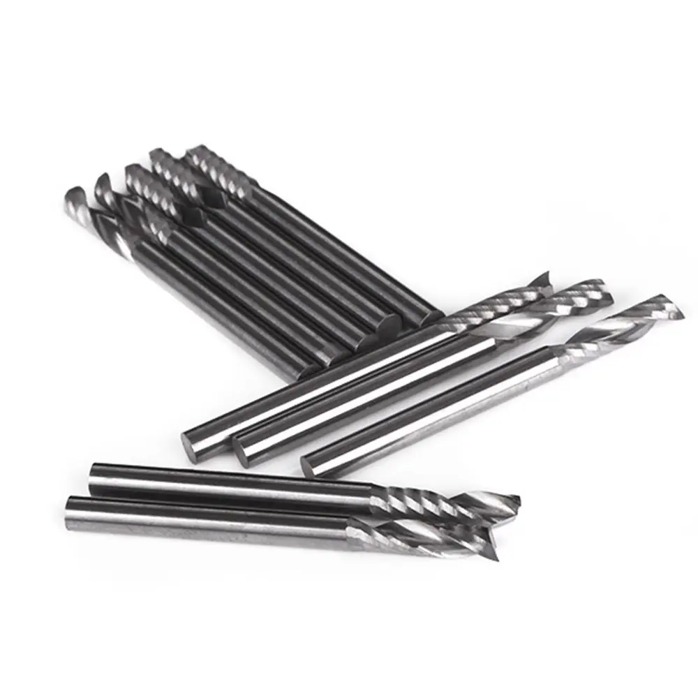 1/8" Carbide Single flute Carbide router bits Engraving Tools for CNC