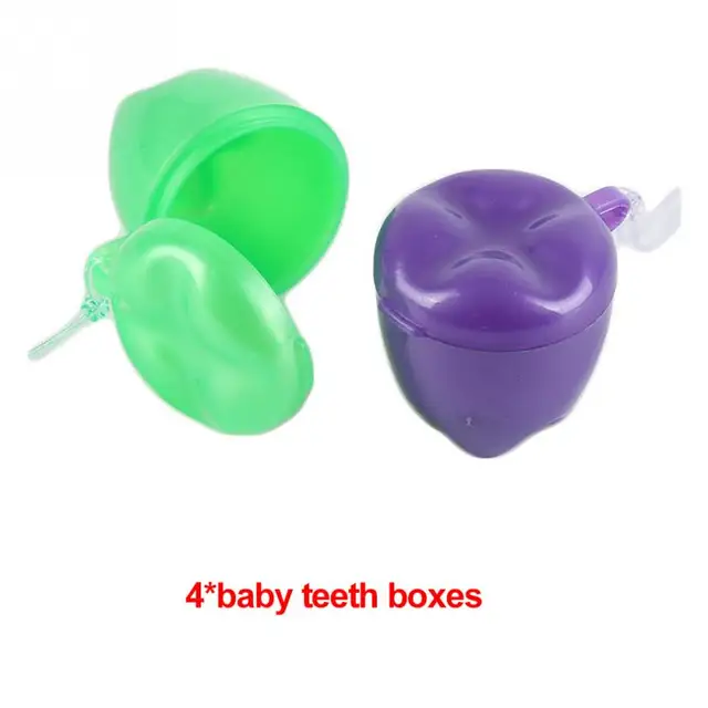 2018 Colorful Baby Teeth Milk Teeth Box False Tooth Case Denture Accessories for Store Baby Teeth or Adults False Tooth.