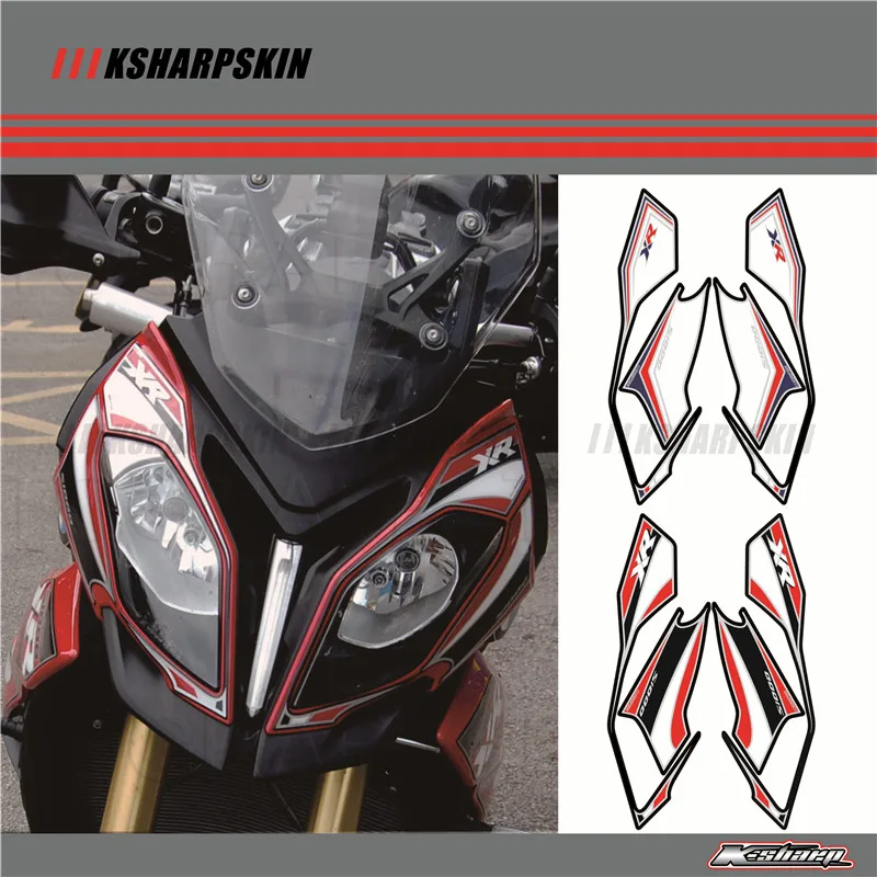 

Front Fairing Motor Number Board 3D Gel Protector for BMW S1000XR 2015 2016 2017