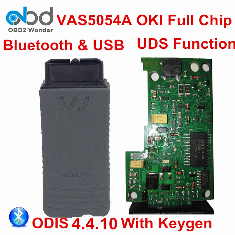 DHL Бесплатная VAS 5054 OKI полный чип диагностический инструмент с Bluetooth VAS5054A ODIS V4.4.1 WI-FI VAS 6154 для VAG VAS автомобили VAS 5054A OKI