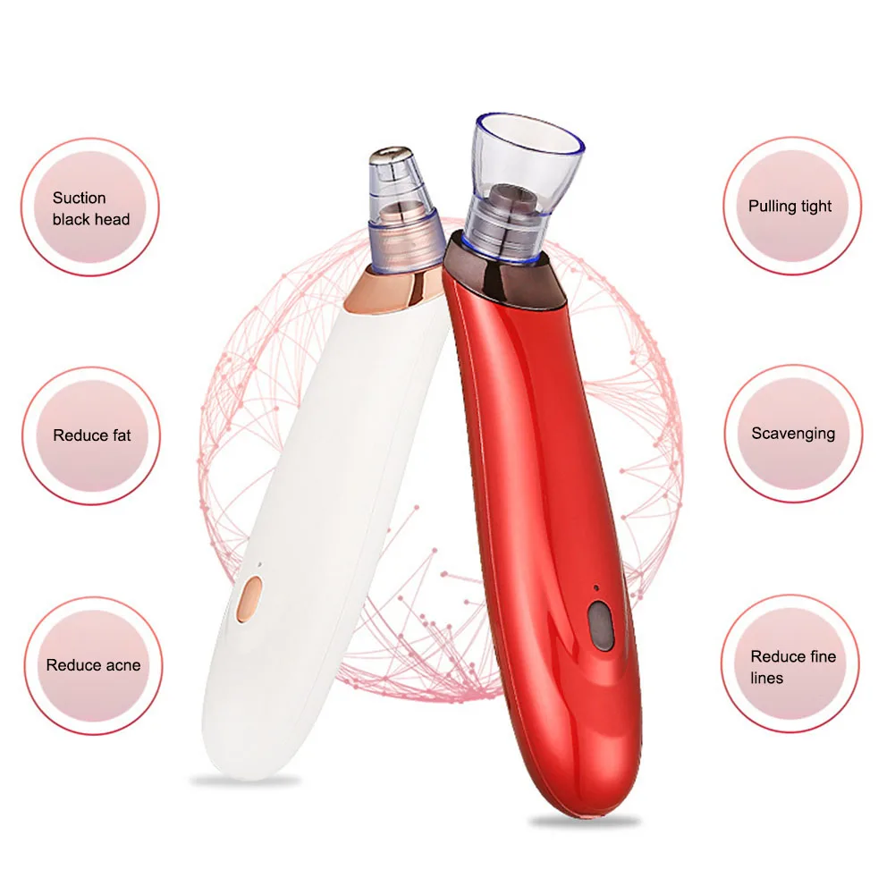 

Blackhead Remover Skin Care Pore Vacuum Acne Pimple Removal Black Spot Vacuum Suction Tool Face Cleansing Machine Skin Care