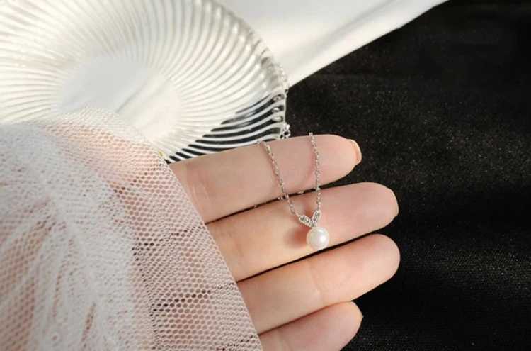 Изысканная блестящая цепочка в форме сердца на ключицу, подарок, 925 пробы, Серебряный темперамент, модное женское ожерелье SNE107