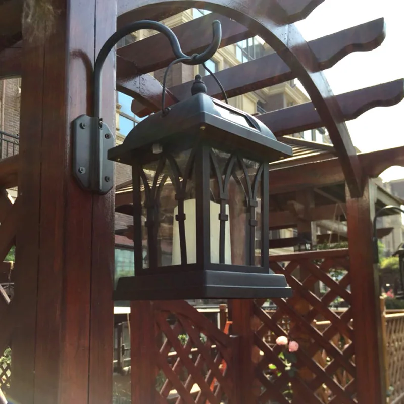 

Outdoor LED Solar Power Light Energy Saving Yard Garden Decor Path Street Wall Hanging Lamp QJ888