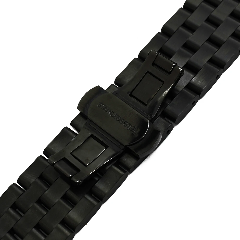 Ремешок для часов из нержавеющей стали 20 мм 22 мм для Pebble Time/Round/steel/Bradley Timepiece Quick Release Strap Loop Belt Bracelet