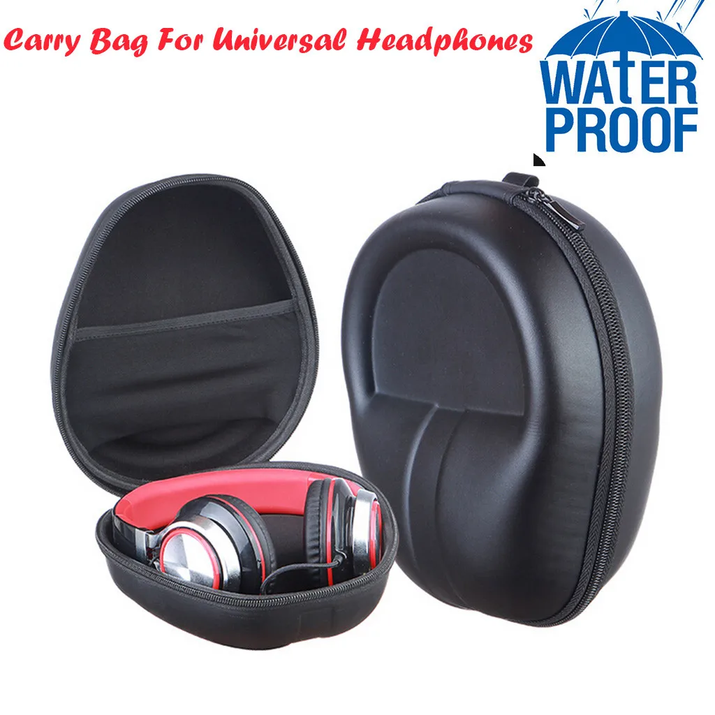 

EVA Hard Case Cover Waterproof Storage Carrying Bag For Universal Headphones