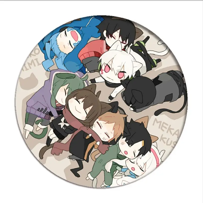1 шт. аниме MekakuCity актеры Кидо Косплей брошь булавки Kagerou Проект Q версия мультфильм