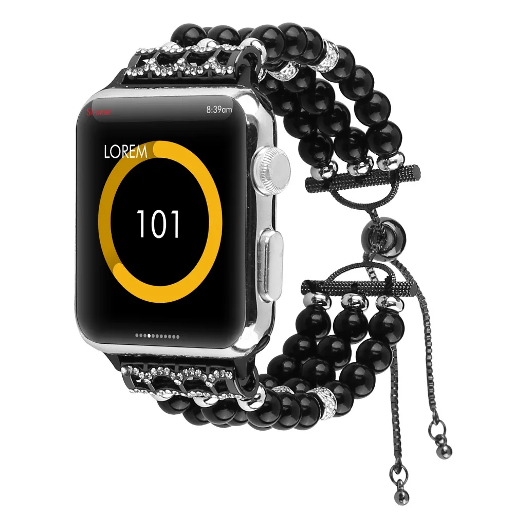Модный высококачественный ремешок для Apple watch 38 мм 42 мм 40 мм 44 мм регулируемый ремешок для iWatch watch band Sport series 4 3 2 1