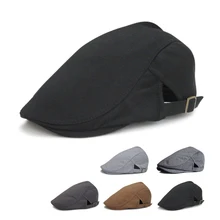 Однотонные простые береты для мужчин и женщин, осенне-зимняя теплая шапка для путешествий, путешествий, повседневный Модный зимний мужской берет