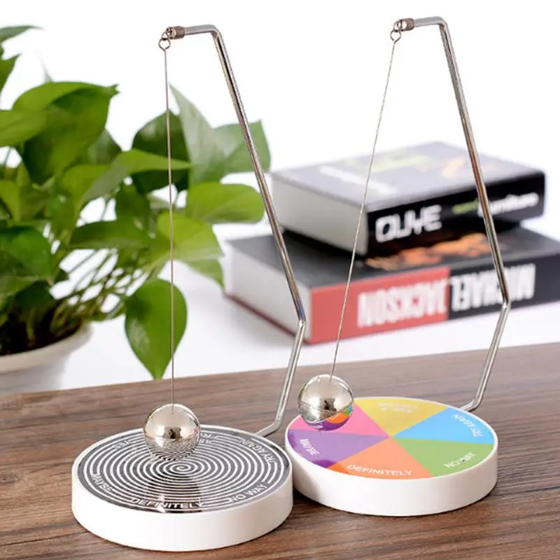 

Decision Maker Magnetic Ball Metal Creative Decision Maker Pendulum Dynamic Desk Game Toy Gift Decoration for Kids Gift Present