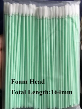 

Free Shipping - 200 pcs Long Handle Open Cell Foam Swab cleaning buds swabsticks with flexible head FS740