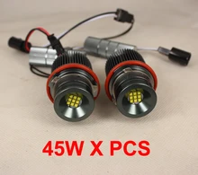 Пользовательские Plug & Play LED Маркер Angel Eyes Фары Дневного Света DRL Нет Ошибка-Один Набор (45 Вт Х 2 ШТ.)