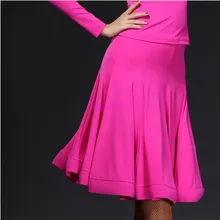 Новые латинские танцевальные костюмы сексуальный старший лед шелковый латинский танец короткая юбка для женщин латинские танцевальные юбки S-2XL