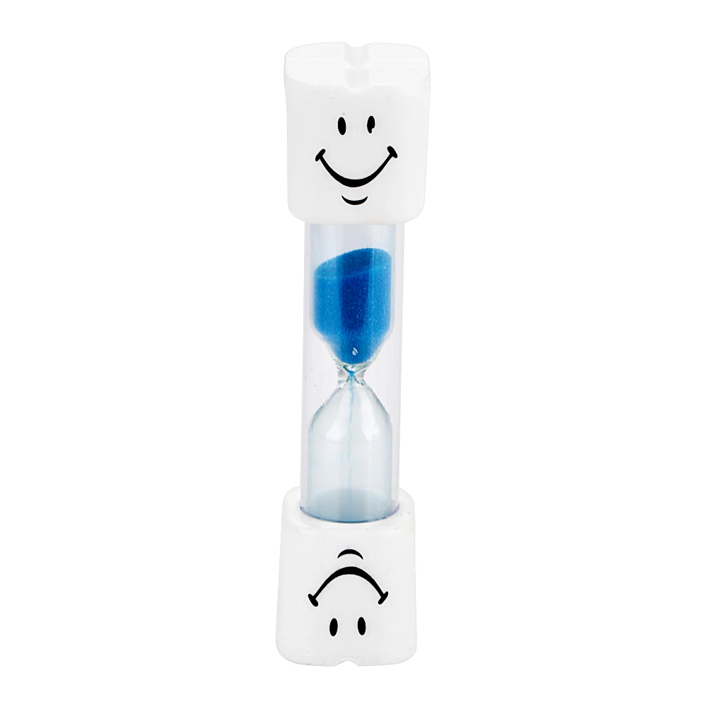 NICEYARD смайлик песочные таймер для зубной щетки песочные часы для чистки зубов детей домашний декор 3 минуты часы - Цвет: Синий