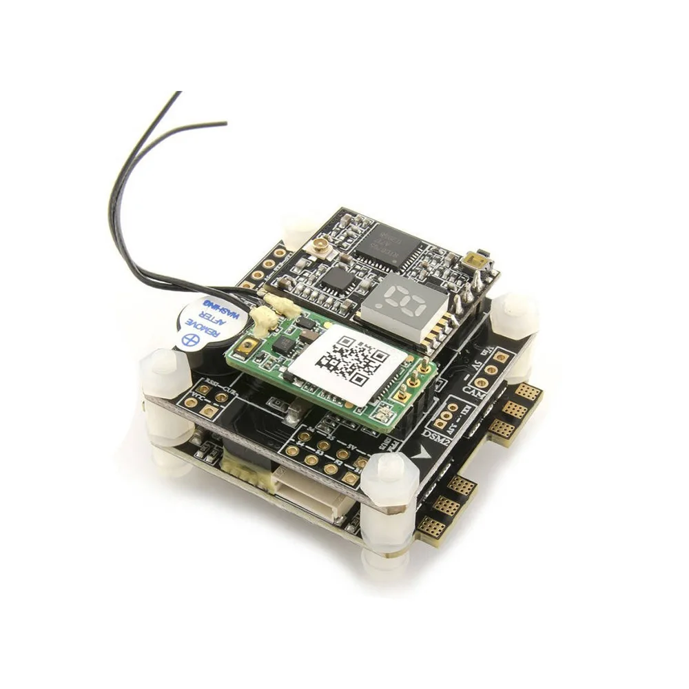 

F4 Flight Controller All-in-one FPV Magnum Tower Stack System BLHeli-S Bullet 30A ESC VTX FrSky XM+ Receiver For Drone Racing