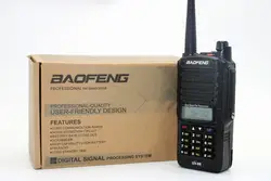 Baofeng uv-9r Водонепроницаемый IP-67 Двухканальные рации 5 Вт 128ch Радио двухдиапазонный УКВ VOX CB Радио фонарик fm uv9r трансивер