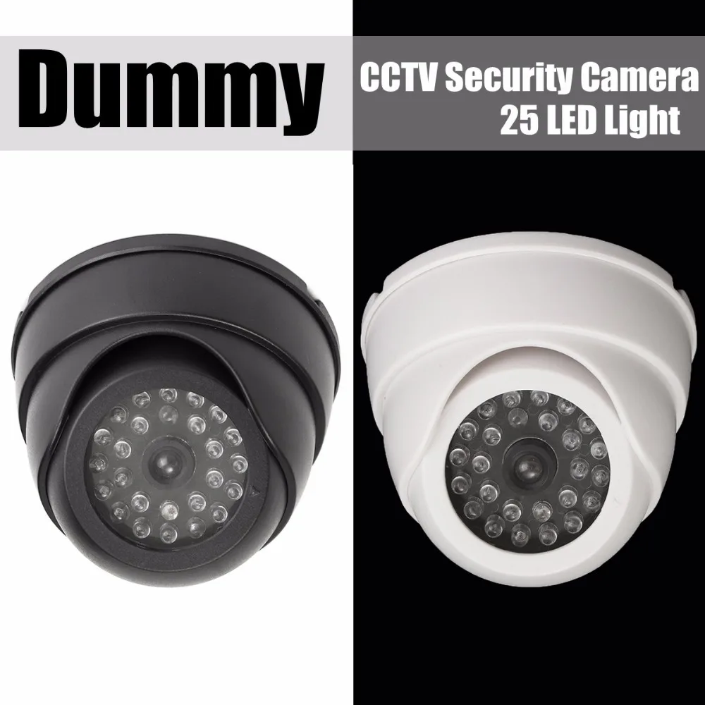 

NEW Fake Dummy CCTV Security Camera 25 LED Light IR Color Surveillan Indoor Outdoor