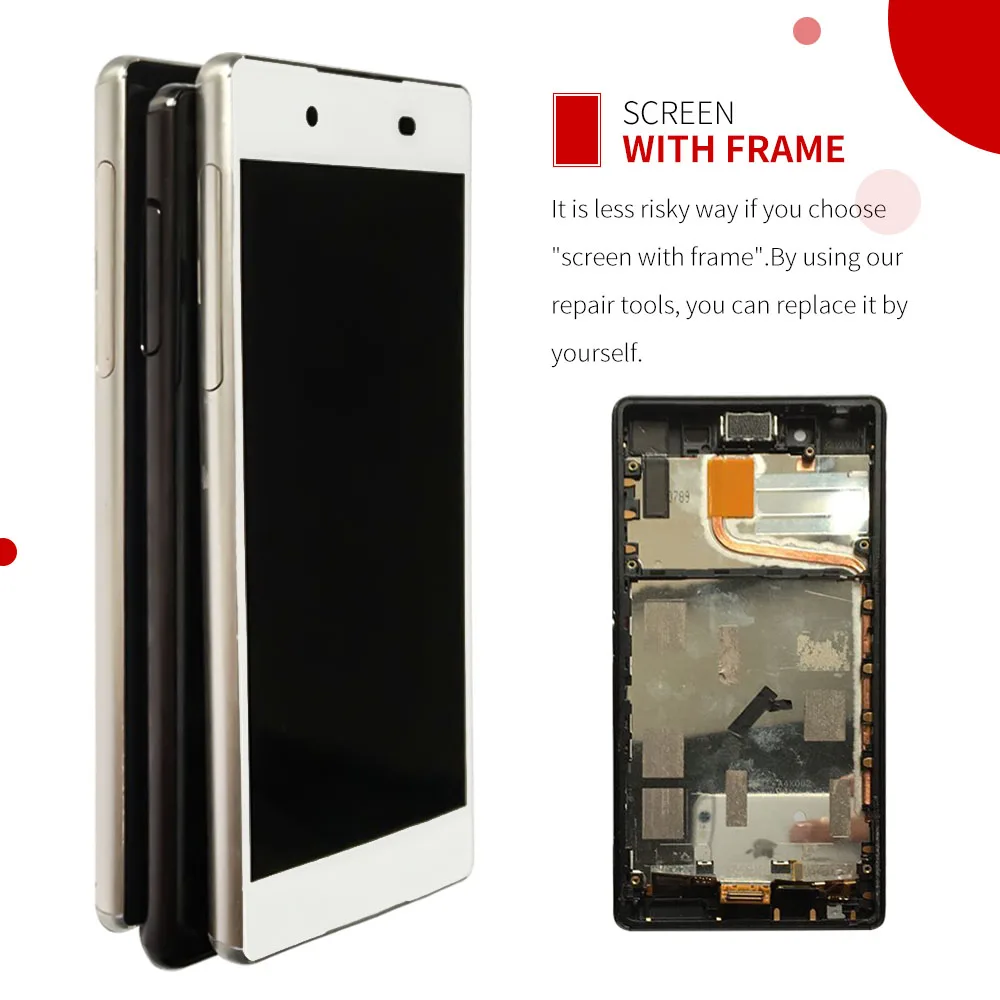 Сенсорный экран 5 2 дюйма для Sony Xperia Z3 Plus Z4 E6533 E6553 ЖК дисплей дигитайзер сенсорная