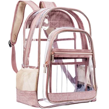 

Fashion women's backpack transparent multifunctional student bag high quality youth transparent backpack backpack Backpack New