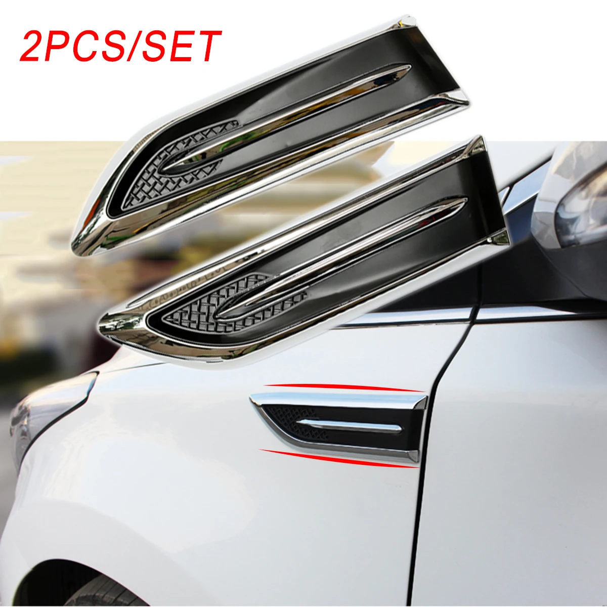 Auto Parts Accessories Exterior Moulding Stickers Door Body Side Edge Fender Air Vent Flow Wing Inlet Intake Grille Cover Trim Auto Parts Accessories Exterior Moulding Stickers Door Body Side Edge Fender Air Vent Flow Wing Inlet Intake Grille Cover Trim