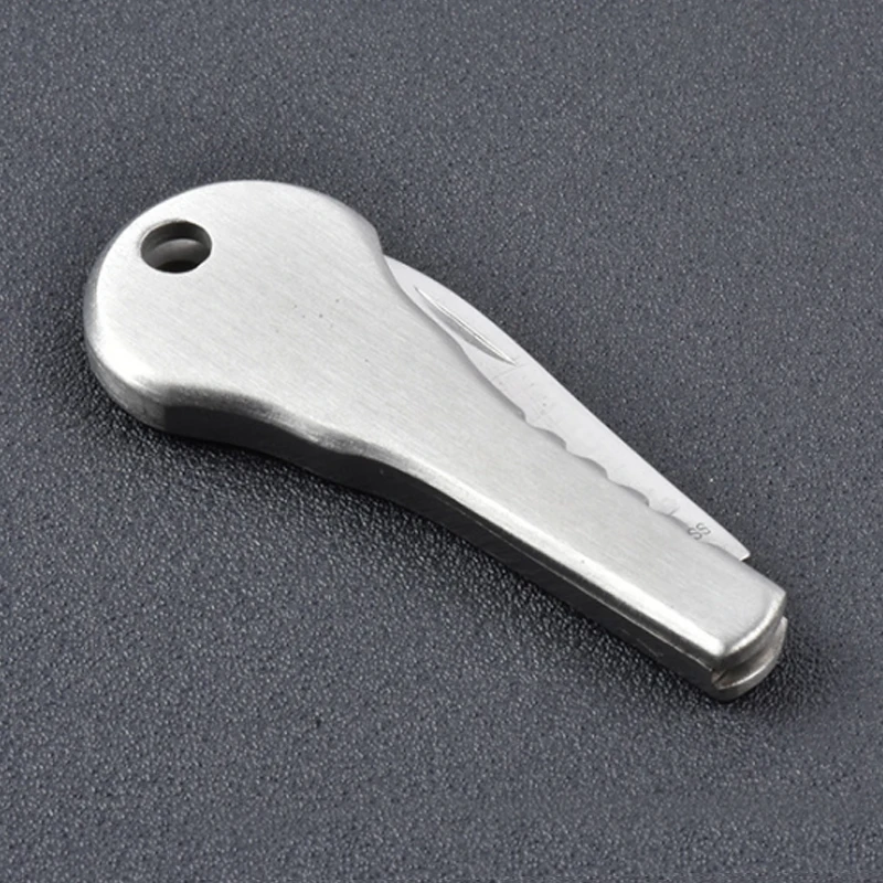 Открытый EDC Мини Выдвижной ключ нож карманный нож-брелок Овощечистка портативный брелок для кемпинга инструмент