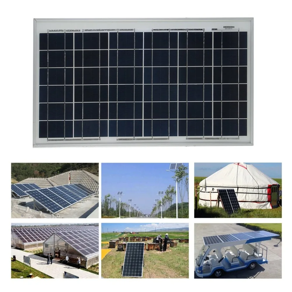 

Ultra Thin Outdoor Solar Charging Device 20W 12V Moncrystalline Solar Panel Module High Efficiency Camping Power Supply