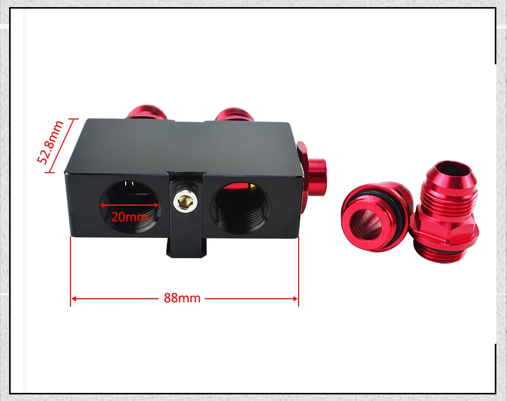 Adaptador de sanduíche de óleo com termostato