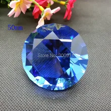 Высокое качество изготовления сделано синий кристалл бриллиантовой огранки пресс-папье на День святого Валентина, сувенир, свадебные украшения